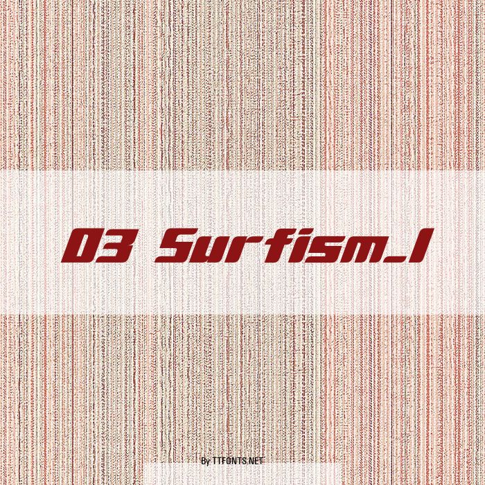 D3 Surfism_I example